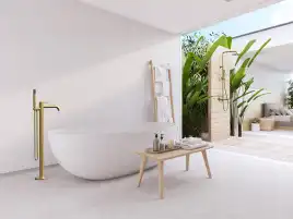 Смесители для ванны AVS Slimmer 811-112-BG напольный, брашированное золото