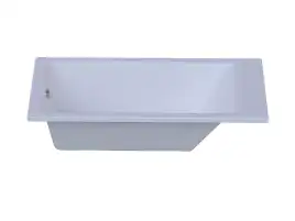 Акриловая ванна Aquatek Калибри 160х70, Eco-friendly KL160-0000001, без панели, каркаса и слив-перелива