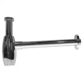 Сифон для раковины AZARIO AZ-115-CHR G 1 1/4, без выпуска, бочонок, латунь, хром