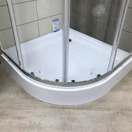 Душевой уголок AVS Раунд 80x80 профиль хром, стекло прозрачное, 803-0022-195-8080-CR-T