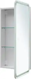 Зеркальный шкаф Aquanet Оптима 40 с LED подсветкой, 357143