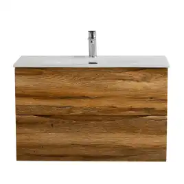 Тумба под раковину BelBagno MARINO-CER-MINI-700-2C-SO-RR-P подвесная Rovere Rustico