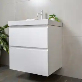 Тумба с раковиной AVS Гармония 60 белая, N821-07-600WG-02-610WG