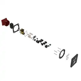 Смеситель для душа Vincea VSCV-321T-MMB встраиваемый  двухфункциональный, термостатический, черный