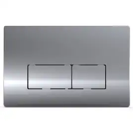 Кнопка смыва AZARIO  AZ-8200-0089/AZ-P58-0120 двойная, квадратная, цвет хром глянец