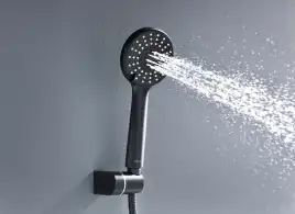 Смеситель для ванны Aquatek Лира AQ1449MB, однорычажный, с коротким изливом, Черный матовый