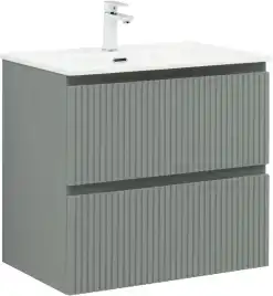Тумба под раковину Aquanet Джейн (Flat) 70 мисти грин, подвесная, 335433