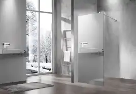 Душевая перегородка Vincea Walk in 100 VSW-1H100MR, профиль хром, стекло зеркальное