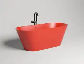 Ванна Salini Mona 170х70 102922M из материала S-Stone, Белая матовая