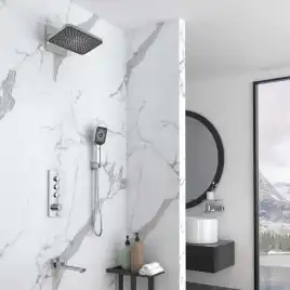 Душевая система  Vincea  VSFW-433TI4CH VSFW-433TI4CH  с термостатом, встраиваемая, хром