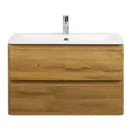 Тумба под раковину BelBagno ALBANO-800-2C-SO-RR подвесная Rovere Rustico