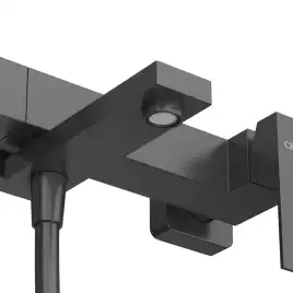 Смеситель для ванны и душа Cezares SLIDER-VD-NOP, Черный матовый