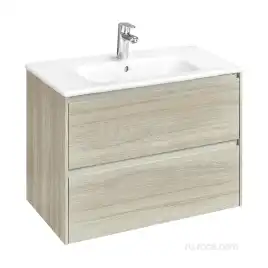 Тумбы под раковину Roca Ona 80 A857630512 подвесная, цвет, Дуб светлый