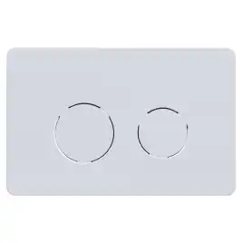 Кнопка смыва AZARIO AZ-8200-0085/AZ-P57-0130 двойная, круглая, цвет белый