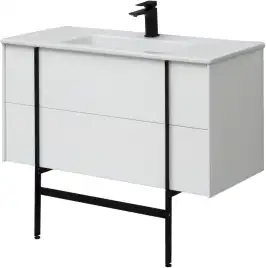 Тумба под раковину Allen Brau Reality 100 1.32007.WM белый матовый