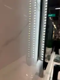 Зеркало с подсветкой AVS Неро 120x80 см, черное