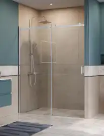 Душевая дверь BelBagno SOFT_CLOSE-2-BF-1-160-C-Cr стекло прозрачное, профиль Хром