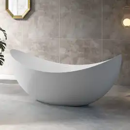 Акриловая ванна Abber 180х80 AB9333, отдельностоящая, Белая глянцевая