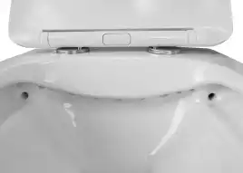 Подвесной унитаз Azario Boca AZ-2002 безободковый, с сиденьем микролифт, Белый глянцевый