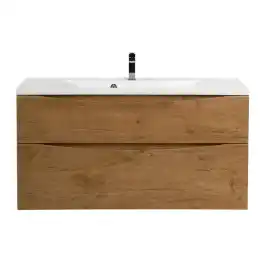 Тумба под раковину BelBagno MARINO-H60-1100-2C-SO-RN-P подвесная Rovere Nature