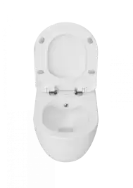 Унитаз подвесной безободковый с биде Creavit Free FE322-00MB00E-0000 с сиденьем микролифт Белый матовый