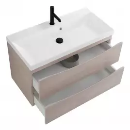 Тумба под раковину BelBagno MARINO-1000-2C-SO-RG-P подвесная Rovere Grigio
