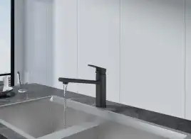 Смеситель для кухни Aquatek Ника AQ1880MB, Черный матовый