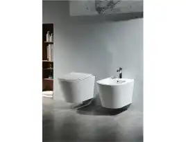 Подвесной унитаз Aquatek Вега AQ1905-00 безободковый, с сиденьем микролифт, Белый