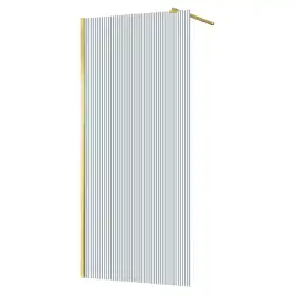 Душевая перегородка Azario Walk-in 120 AZ-251-120-BGL-CRF стекло 8 мм рифленое, профиль Золото матовое