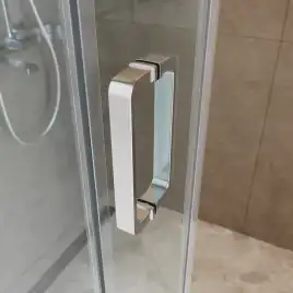 Душевая дверь BelBagno SOFT_CLOSE-2-BF-1-100-C-Cr стекло прозрачное, профиль Хром