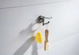 Крючок для полотенец Aquatek Бетта AQ4632BGM, Оружейная сталь