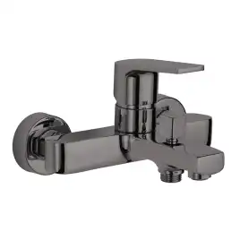 Смеситель для ванны Azario TREYA AZ-156805037, однорычажный, с коротким изливом, Графит брашированный