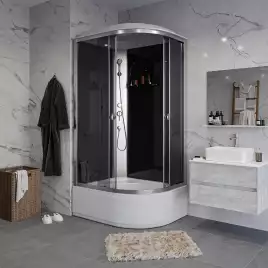 Душевая кабина Niagara Eco 110х80х215 E110/80/40L/TN высокий поддон, без гидромассажа