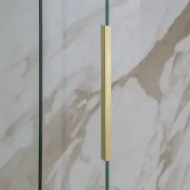 Шторка на ванну AVS Слайдер Плюс 80 см профиль брашированное золото, стекло прозрачное, 803-0011-150-82-GB-T