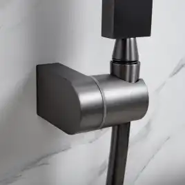 Смесители для ванны AVS Cube 811-211-GM, оружейная сталь