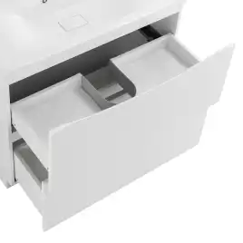 Тумба под раковину BelBagno MARINO-900-2C-PIA-BL-P напольная Bianco Lucido