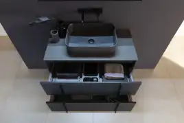 Тумба под раковину Allen Brau Reality 90 1.32006.AM антрацит матовый