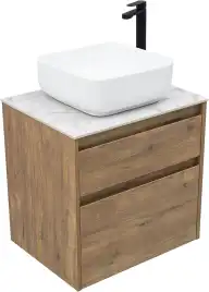 Тумба под раковину Aquanet Nova Lite 2.0 60 дуб рустикальный, 346315