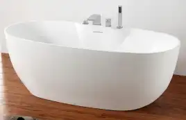 Акриловая ванна Abber 170х80 AB9323, отдельностоящая, Белая глянцевая