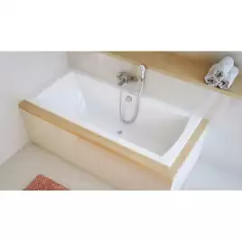 Акриловая ванна Excellent Aquaria Lux Slim 180х80 WAEX.AQU18WHS с тонким бортом, встраиваемая, Белая