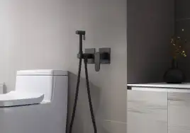 Гигиенический душ со смесителем Aquatek AQ1220MB однорычажный, Черный