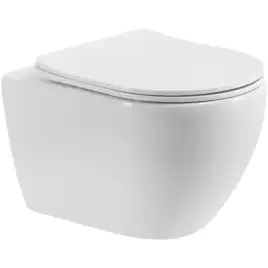 Подвесной унитаз CEZARES STYLUS-TOR CZR-546-TH-TOR/SC, со смывом TORNADO, с сиденьем микролифт