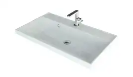 Тумба с раковиной FAURAplus Аврора 70-2, напольная (Раковина Classica 70) Фасад Белый