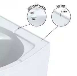 Душевая кабина Niagara Eco 120х80х215 E120/80/13L/TN низкий поддон, без гидромассажа