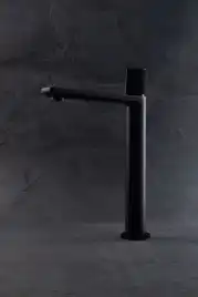 Смеситель для накладной раковины Allen Brau Liberty 5.33002-31, однорычажный, высокий, Черный матовый