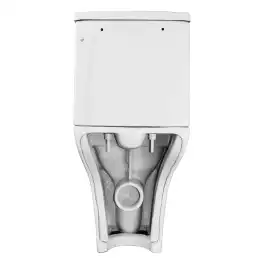 Унитаз напольный Azario Iris AZ-8353 безободковый, с бачком и сидением микролифт, Белый глянцевый