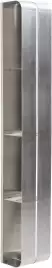 Полка Aquanet Магнум 15x100 сталь браш, вертикальная, 334114