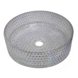 Раковина AVS Диаманд 36x36 горный хрусталь