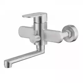 Смеситель для ванны Haiba HB60806 с коротким изливом, сталь