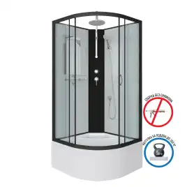 Душевая кабина Niagara Classic 90х90х240 NG-6708-14BKT высокий поддон, без гидромассажа, 67081414BKT